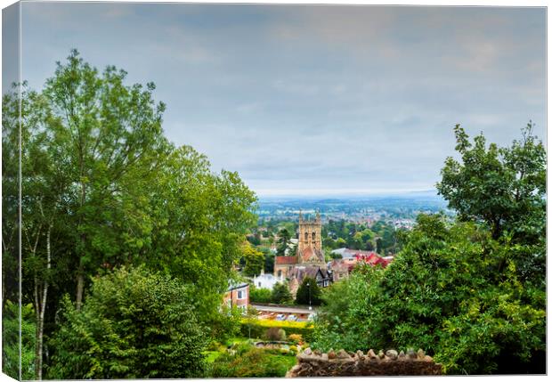 Malvern Panorama Canvas Print by Maggie McCall