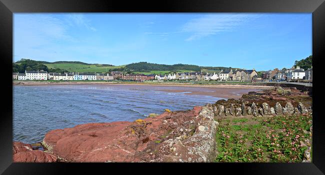 Millport, a view of Kames bay Framed Print by Allan Durward Photography
