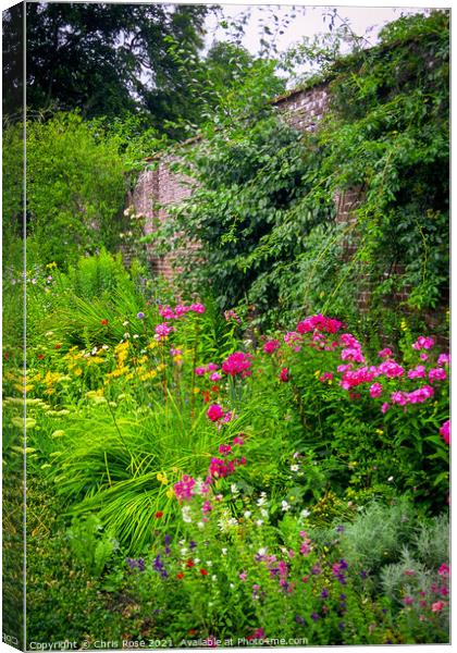 Walled garden Canvas Print by Chris Rose