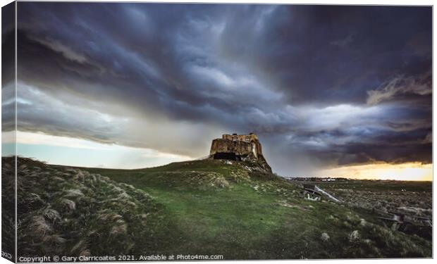 Armageddon at the Castle Canvas Print by Gary Clarricoates