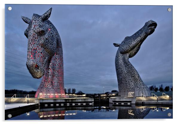 The Kelpies Acrylic by JC studios LRPS ARPS