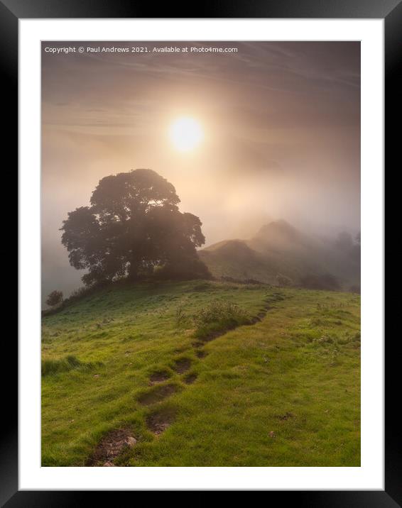 Chrome Hill Framed Mounted Print by Paul Andrews