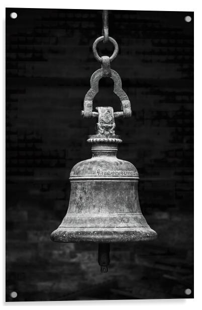 Floating bell Acrylic by Dimitrios Paterakis