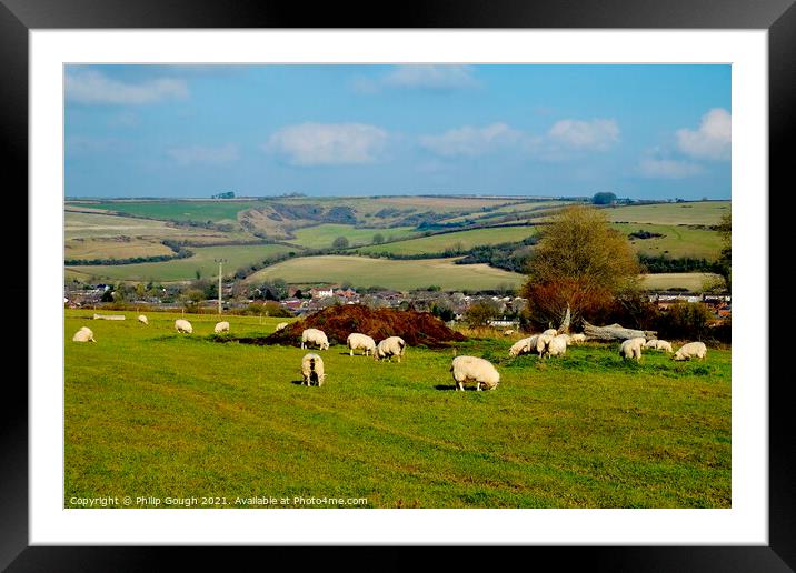 Outdoor grass Framed Mounted Print by Philip Gough