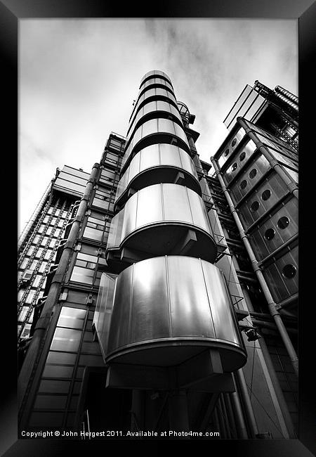 Lloyds Building Framed Print by John Hergest