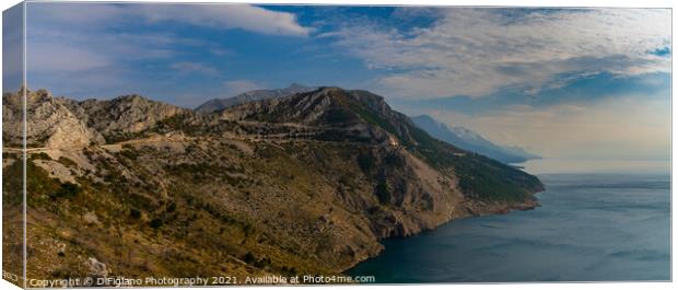 The Adriatic Highway Canvas Print by DiFigiano Photography