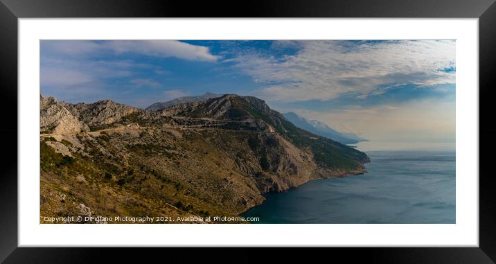 The Adriatic Highway Framed Mounted Print by DiFigiano Photography