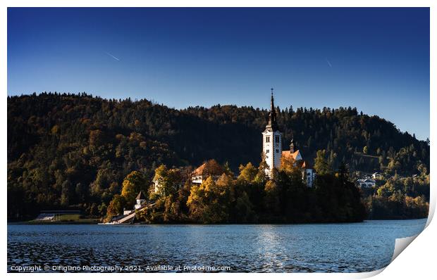 Our Lady of The Lake Print by DiFigiano Photography
