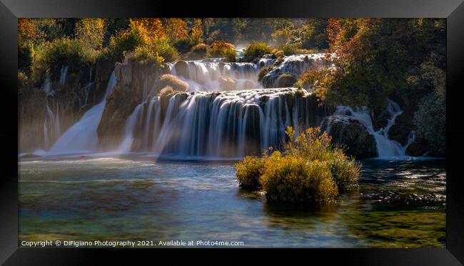 Skradinski Buk Framed Print by DiFigiano Photography