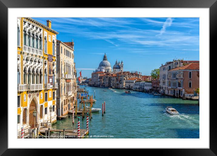Canale Grande Framed Mounted Print by DiFigiano Photography