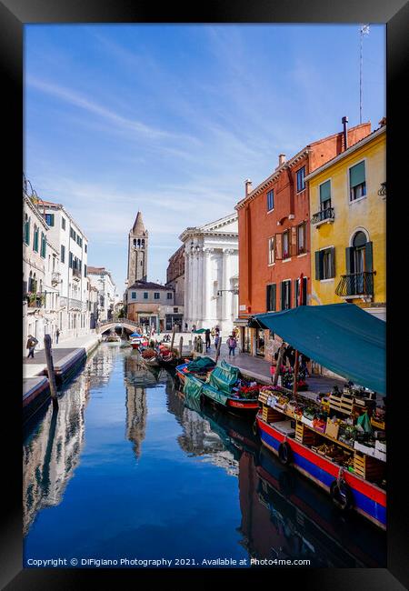 Venice Side Street Framed Print by DiFigiano Photography