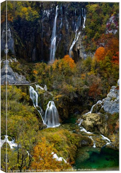 Great Falls of Plitvice Canvas Print by DiFigiano Photography