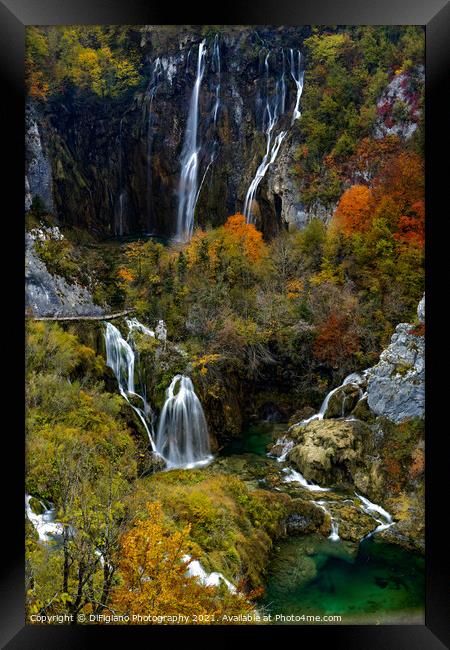 Great Falls of Plitvice Framed Print by DiFigiano Photography