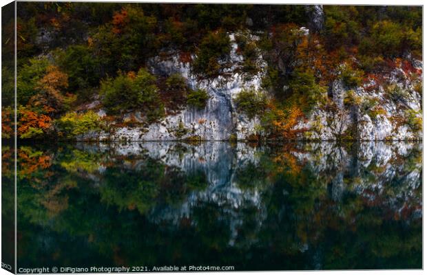 Autumn Reflections Canvas Print by DiFigiano Photography