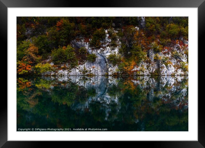 Autumn Reflections Framed Mounted Print by DiFigiano Photography