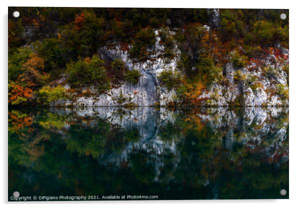 Autumn Reflections Acrylic by DiFigiano Photography