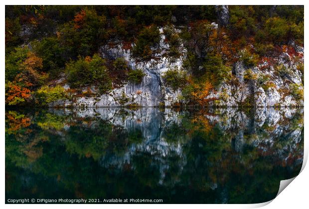 Autumn Reflections Print by DiFigiano Photography