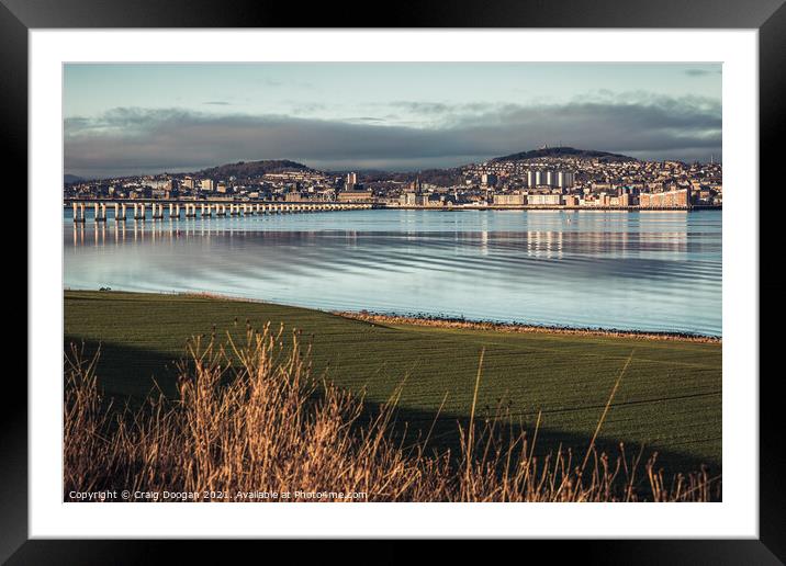 Dundee City View Framed Mounted Print by Craig Doogan