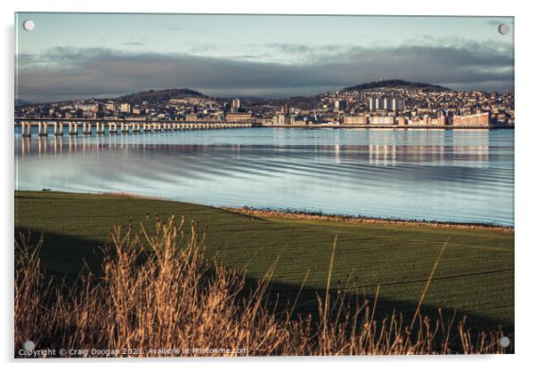 Dundee City View Acrylic by Craig Doogan