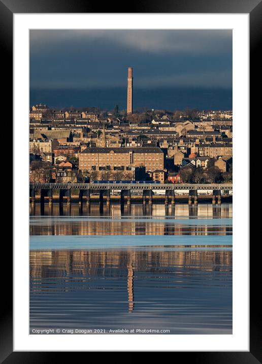 Cox's Stack Dundee City Framed Mounted Print by Craig Doogan
