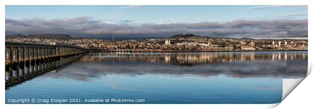 Dundee City Panorama Print by Craig Doogan