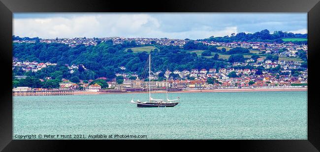 TS Prolific Off Paignton And Preston Framed Print by Peter F Hunt