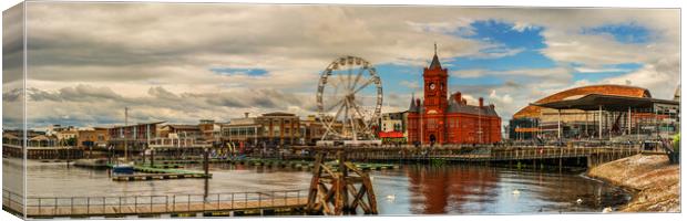 Multicultural Cardiff Port Canvas Print by Steve Purnell