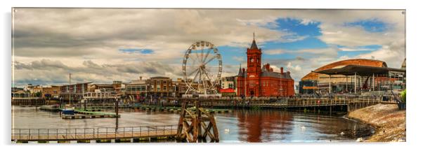 Multicultural Cardiff Port Acrylic by Steve Purnell