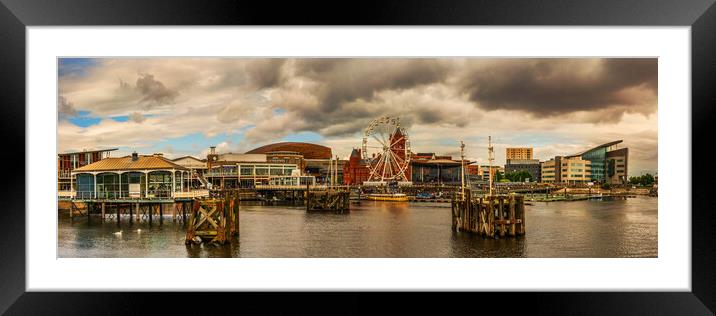 Cardiff Bay A Multicultural Industrial Marvel Framed Mounted Print by Steve Purnell