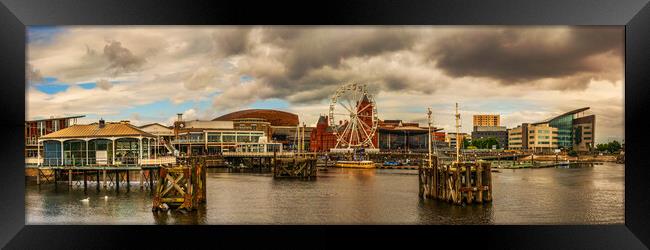 Cardiff Bay A Multicultural Industrial Marvel Framed Print by Steve Purnell