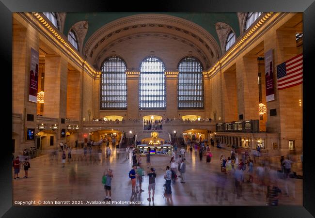 Grand Central Terminal, Manhattan Framed Print by John Barratt