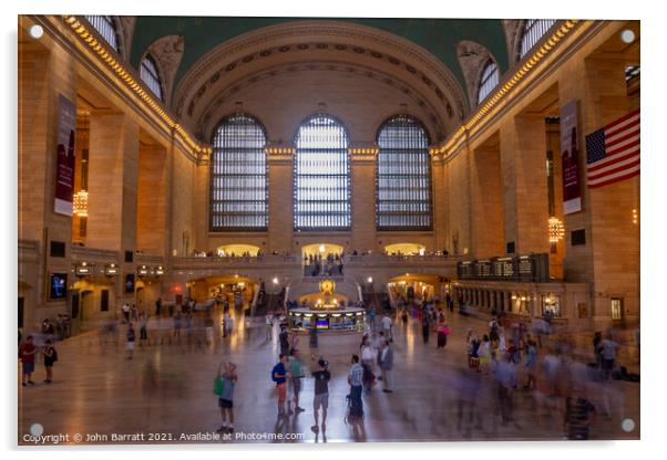 Grand Central Terminal, Manhattan Acrylic by John Barratt