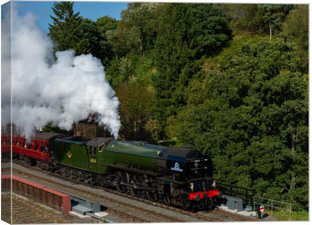 Tornado leaving Goathland Canvas Print by Kevin Winter