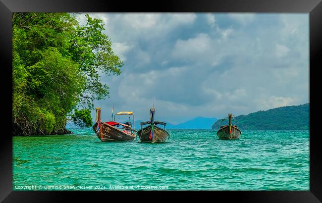Secluded Paradise on Andaman Sea Framed Print by Dominic Shaw-McIver