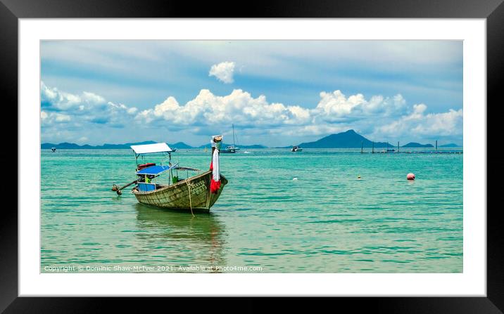 Paradise, Thai style Framed Mounted Print by Dominic Shaw-McIver