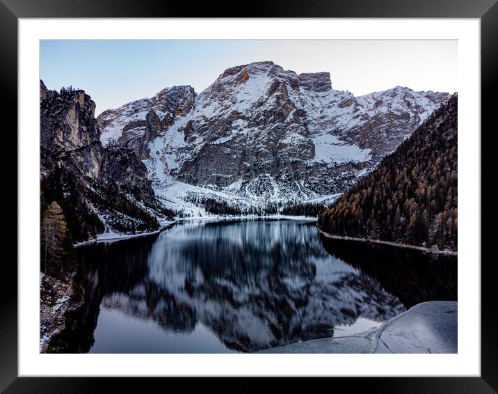 The Dolomites in the Italian Alps are a Unesco World Heritage Si Framed Mounted Print by Erik Lattwein
