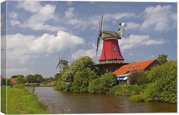Windmill Canvas Print by Thomas Schaeffer