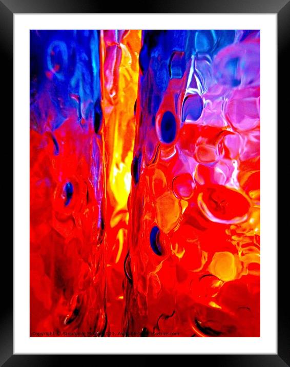 Abstract 279 Framed Mounted Print by Stephanie Moore