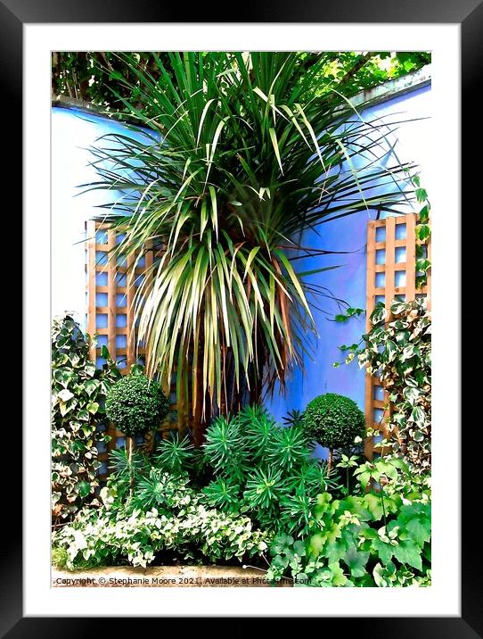 Another Irish garden Framed Mounted Print by Stephanie Moore