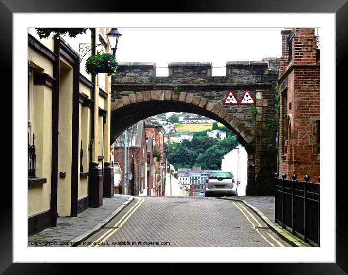 View of Bogside Framed Mounted Print by Stephanie Moore
