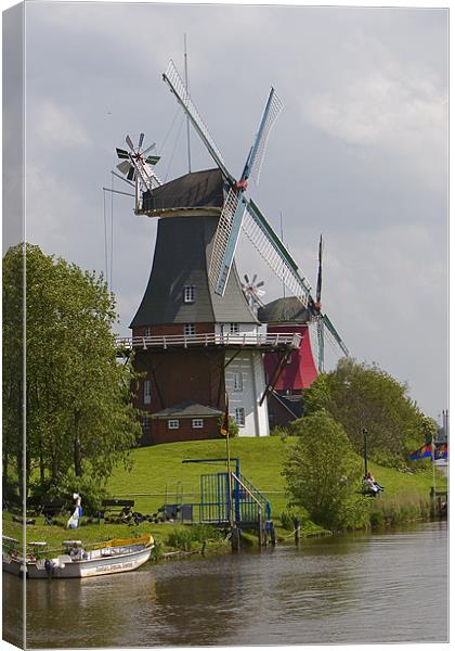 Windmills Canvas Print by Thomas Schaeffer