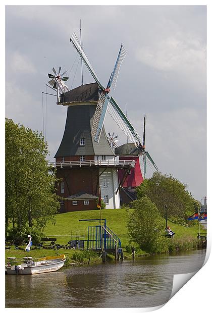 Windmills Print by Thomas Schaeffer