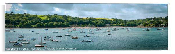 Helford River Acrylic by Chris Rose