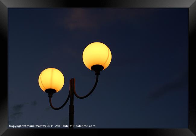 Light On Framed Print by Maria Tzamtzi Photography