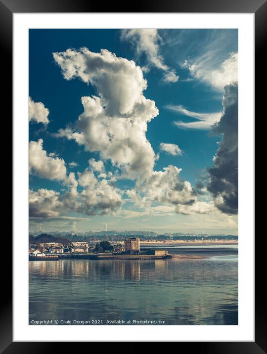 Broughty Ferry Castle Framed Mounted Print by Craig Doogan
