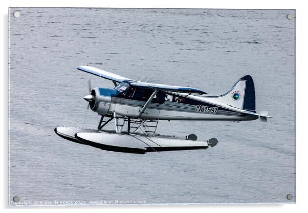 de Havilland Canada DHC-2 Floatplane Acrylic by Steve de Roeck