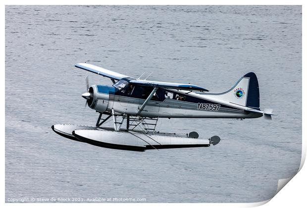 de Havilland Canada DHC-2 Floatplane Print by Steve de Roeck