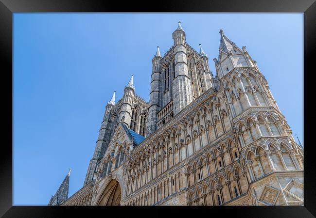 Front of Lincoln cathedral Framed Print by Jason Wells