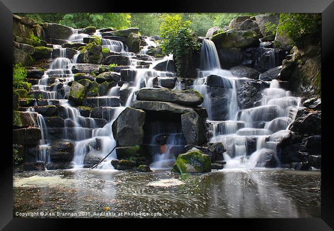 Waterfall Framed Print by Oxon Images