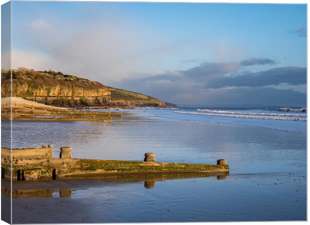 Amroth Beach, Pembrokeshire. Canvas Print by Colin Allen